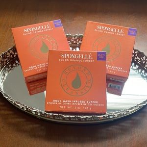 3 Spongelles in Blood Orange Sorbet